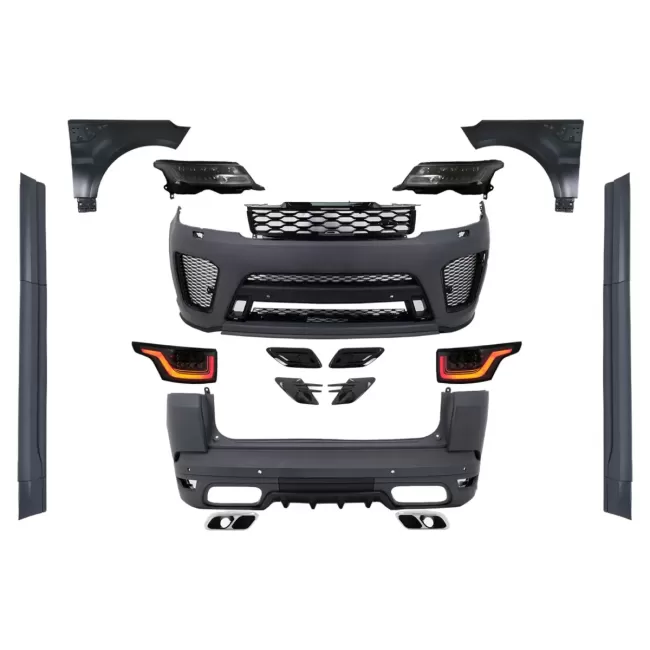 Complete Body Kit suitable for Range Rover Sport L494 (2013-2017) Conversion to 2019 SVR Design