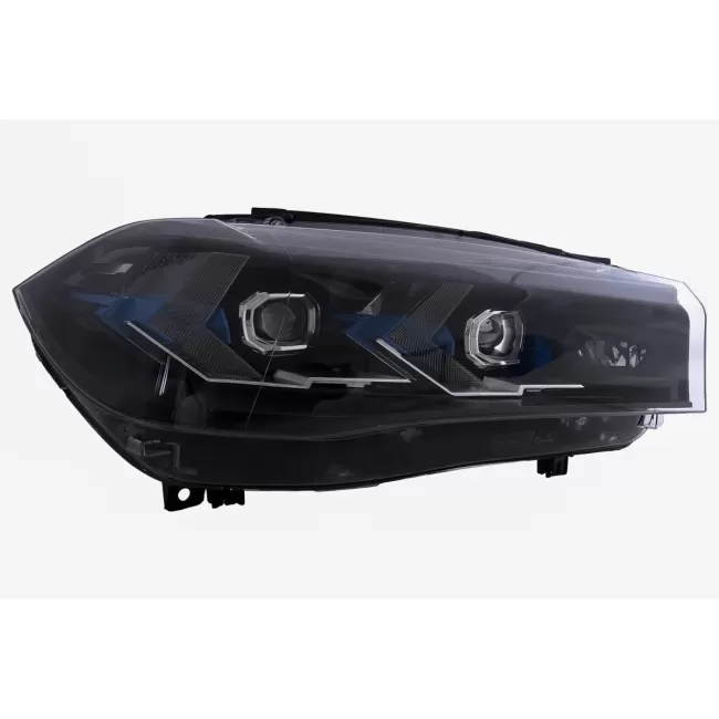 LED Headlights suitable for BMW X5 F15 (2013-2018) Conversion to G05 Design Black
