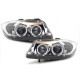 Angel Eyes Headlights suitable for BMW 3 Series E90 E91 (03.2005-08.2008) Chrome