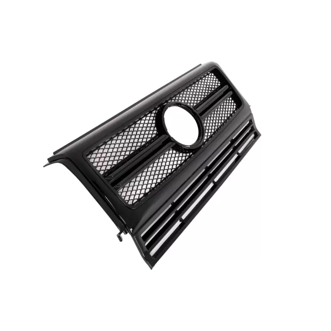 Front Grille suitable for Mercedes W463 G-Class (1990-2018) New G65 G63 Design Piano Full Black Edition