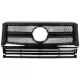 Front Grille suitable for Mercedes W463 G-Class (1990-2018) New G65 G63 Design Piano Full Black Edition