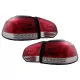 LED Taillights suitable for VW Golf 6 VI (2008-2013) Red Clear