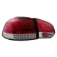 LED Taillights suitable for VW Golf 6 VI (2008-2013) Red Clear