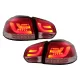 LED Taillights suitable for VW Golf 6 VI (2008-2013) Red Clear