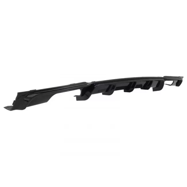 Rear Bumper Spoiler Valance Diffuser Double Outlet suitable for BMW 3 Series F30 F31 (2011-2019) Limo Touring M Design Brilliant Black Edition