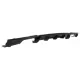 Rear Bumper Spoiler Valance Diffuser Double Outlet suitable for BMW 3 Series F30 F31 (2011-2019) Limo Touring M Design Brilliant Black Edition