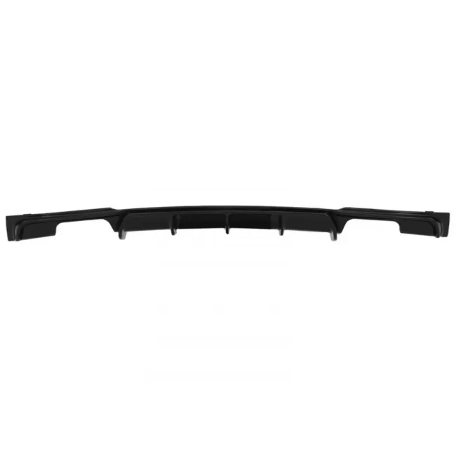 Rear Bumper Spoiler Valance Diffuser Double Outlet suitable for BMW 3 Series F30 F31 (2011-2019) Limo Touring M Design Brilliant Black Edition