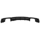 Rear Bumper Spoiler Valance Diffuser Double Outlet suitable for BMW 3 Series F30 F31 (2011-2019) Limo Touring M Design Brilliant Black Edition