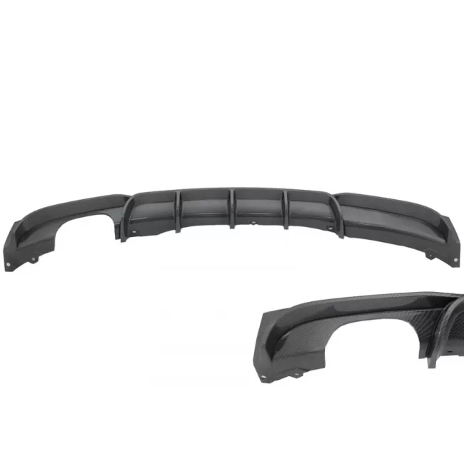 Rear Bumper Spoiler Valance Diffuser Carbon suitable for BMW 3 Series F30 F31 (2011-2019) M Design Left Outlet