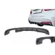 Rear Bumper Spoiler Valance Diffuser Carbon suitable for BMW 3 Series F30 F31 (2011-2019) M Design Left Outlet
