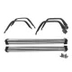 Running Boards Side Steps with Fender Flares Wheel Arches suitable for Mercedes G-Class W463 (1989-2017) G65 Design