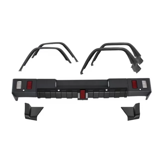 Rear Bumper with Fender Flares Wheel Arches suitable for Mercedes G-Class W463 (1989-2013) G63 G65 Design
