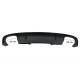 Rear Bumper Valance Diffuser suitable for Audi A4 B9 8W Sedan Avant (2016-2018) Black S4 Design For S-line