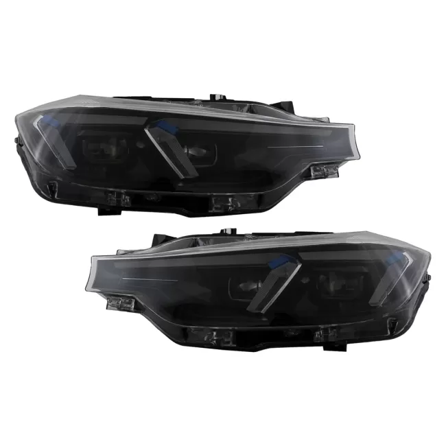 LED Headlights suitable for BMW 3 Series F30 F31 Sedan Touring (10.2011-2019) Upgrade to G20 2024 Design