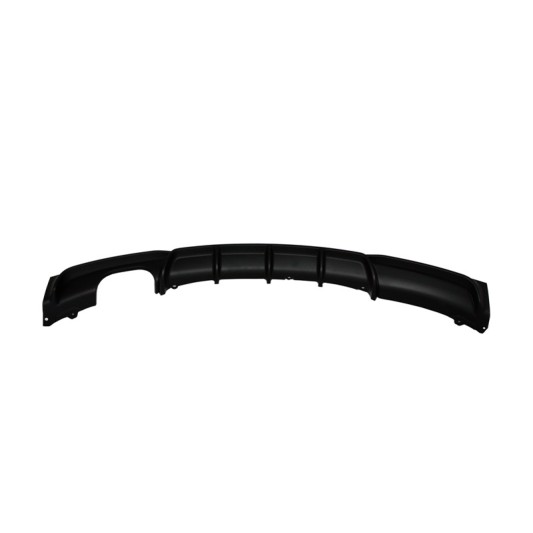 Rear Bumper Spoiler Valance Diffuser with Exhaust Muffler Tip Matte Carbon Fiber suitable for BMW 3 Series F30 F31 (2011-up) M Design
