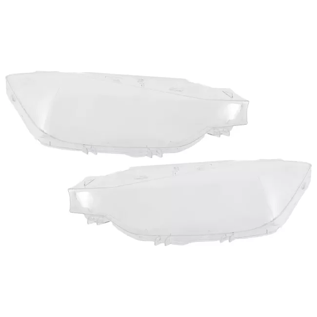 Headlights Lens Glasses suitable for BMW 3 Series F30 F31 LCI (2015-2018) Clear