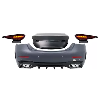 Rear Upgrade Body Kit suitable for Mercedes C-Class W205 (2014-2022) Conversion to C-Class W206 C63 Design