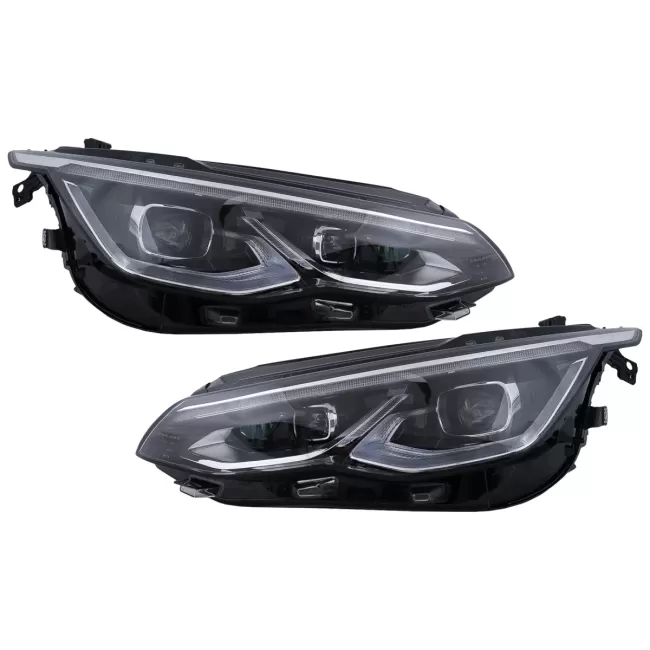 LED Headlights suitable for VW Golf 8 VII (2020-2024) with Dynamic Turning Lights