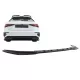 Rear Bumper Extension Splitter suitable for Audi A3 8Y S-Line (2020-2024) Sportback Black