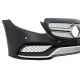 Front Bumper suitable for Mercedes C-Class W205 S205 C205 A205 (2014-2018) Limousine T-Model Coupe Cabriolet C63 Design