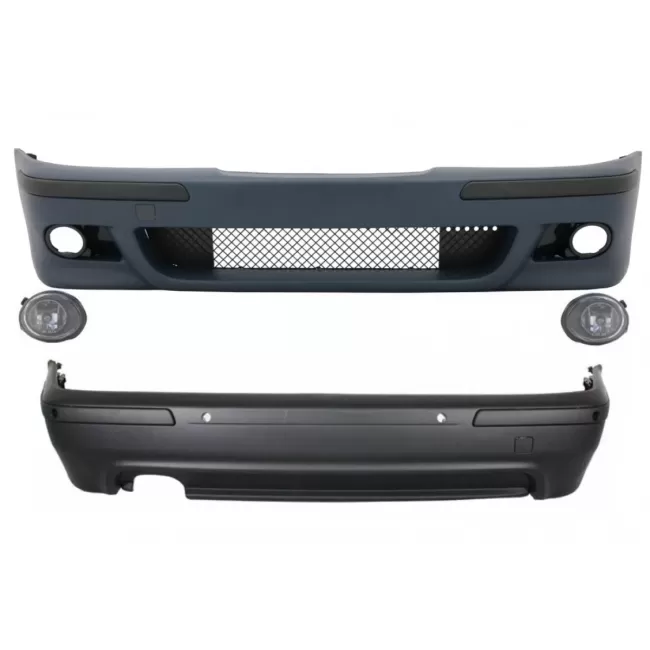 Body Kit suitable for BMW E39 5 Series (1995-2003) with Fog Lights Clear Chrome M5 Design