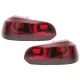 Taillights Full LED suitable for VW Golf 6 VI (2008-2013) R20 Design Red Smoke Turning Light Static