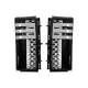 Side Vents Grilles suitable for Land Range Rover Vogue III L322 (2002-2012) Autobiography Black Silver Edition New Design