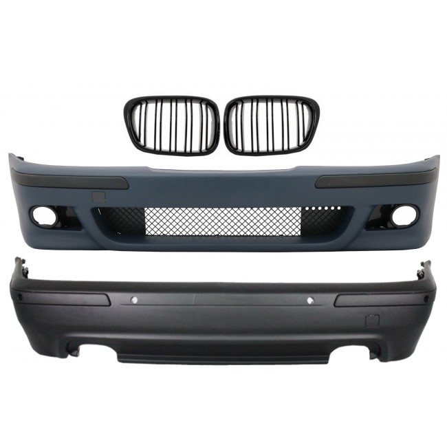 Body Kit suitable for BMW 5 Series E39 (1997-2003) M5 Design with Central Grille Piano Black