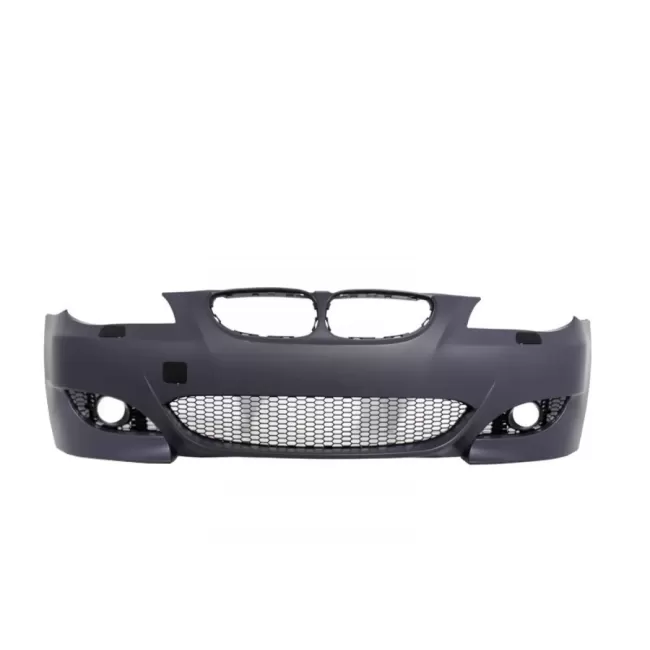 Front Bumper suitable for BMW 5 Series E60 (2003-2010) M5 Design with Central Grille Double Stripe Piano Black
