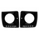 Black Headlights Covers LED DRL suitable for Mercedes G-Class W463 (1989-2012) G65 Design with Headlights Bi-Xenon