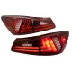 Taillights Full LED suitable for Lexus IS XE20 (2006-2012) Light Bar Facelift New XE30 Red Clear