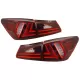Taillights Full LED suitable for Lexus IS XE20 (2006-2012) Light Bar Facelift New XE30 Red Clear