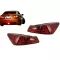 Taillights Full LED suitable for Lexus IS XE20 (2006-2012) Light Bar Facelift New XE30 Red Clear