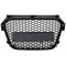 Badgeless Front Grille suitable for Audi A1 8X (2010-2014) RS1 Design Piano Black
