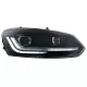 LED Headlights suitable for VW Polo Mk5 6R 6C (2010-2017) Dynamic Sequential Turning Light
