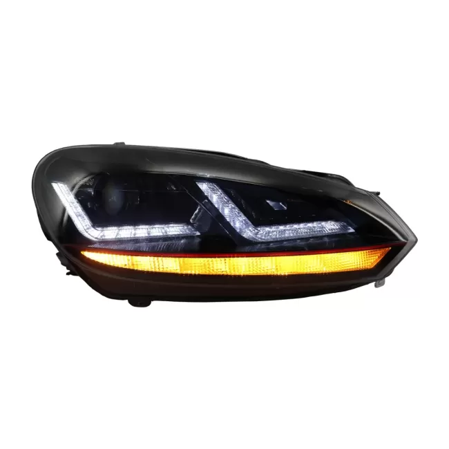 Osram Xenon Upgrade Headlights LEDriving suitable for VW Golf 6 VI (2008-2012) Red GTI LED Dynamic Sequential Turning Lights