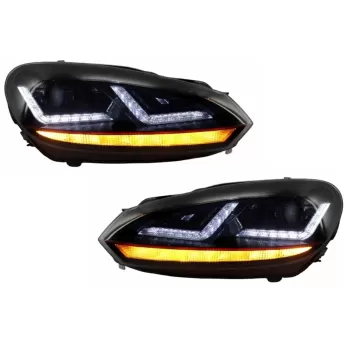 Osram Xenon Upgrade Headlights LEDriving suitable for VW Golf 6 VI (2008-2012) Red GTI LED Dynamic Sequential Turning Lights
