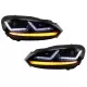 Osram Xenon Upgrade Headlights LEDriving suitable for VW Golf 6 VI (2008-2012) Red GTI LED Dynamic Sequential Turning Lights