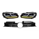 Front Grille suitable for VW Golf VI (2008-2012) with Osram Xenon Headlights Chrome LED Dynamic Sequential Turning Lights R20 Design