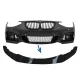 Front Bumper Lip Spoiler suitable for BMW 1 Series F20 F21 (2011-2014) 2 Series F22 F23 (2014-up) M Sport M-Performance Design