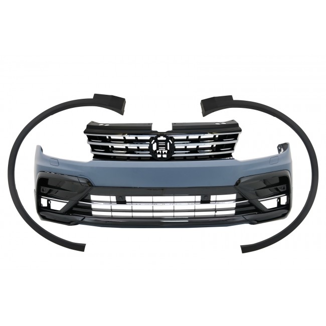 Front Bumper suitable for VW Tiguan II Mk2 AD BW (2016-2019) R-Line Design