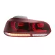 Taillights Full LED suitable for VW Golf 6 VI (2008-2013) Cherry Red R20 GTI Design (LHD and RHD)