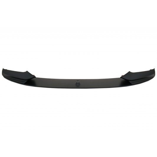 Front Bumper Spoiler Lip suitable for BMW 5 Series F10 F11 Sedan Touring (2011-2017) M-Performance Design With Double Stripe Piano Black Kidney Grille