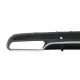 Rear Bumper Diffuser suitable for Mercedes C-Class W205 S205 (2014-2020) C63 Design with Exhaust Muffler Tips Only for Sport Package