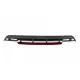 Rear Bumper Valance Diffuser with Exhaust Muffler Tips suitable for Mercedes A-Class W176 Facelift (2015-2018) A45 Design Red Edition
