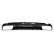 Rear Bumper Diffuser suitable for Mercedes C-Class W205 S205 (2014-2020) C63S Design Black Tips Only for AMG Sport Line