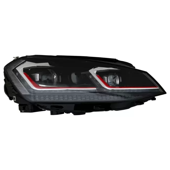 LED Headlights Bi-xenon Look suitable for VW Golf 7 VII (2012-2017) Facelift G7.5 GTI Design with Sequential Dynamic Turning Lights