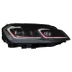 LED Headlights Bi-xenon Look suitable for VW Golf 7 VII (2012-2017) Facelift G7.5 GTI Design with Sequential Dynamic Turning Lights