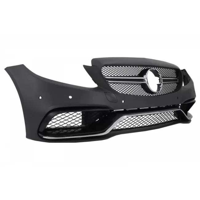 Front Bumper and Rear Bumper Valance Diffuser suitable for Mercedes C-Class C205 A205 Coupe Cabriolet (2014-2019) C63S Design Tips