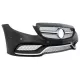 Front Bumper suitable for Mercedes C-Class C205 A205 Coupe Cabriolet (2014-2019) with Rear Bumper Valance Diffuser and Trunk Boot Spoiler C63S Design